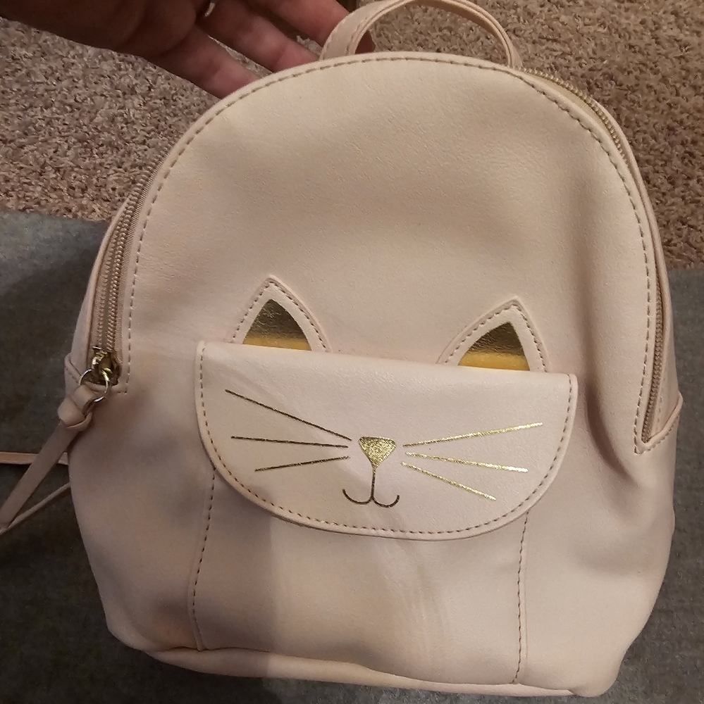Kitty backpack purse